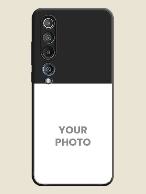 Custom Image Upload With Space Black Color On Custom Soft Matte Mobile Back Cover - Xiaomi Mi 10 5G - alternate view