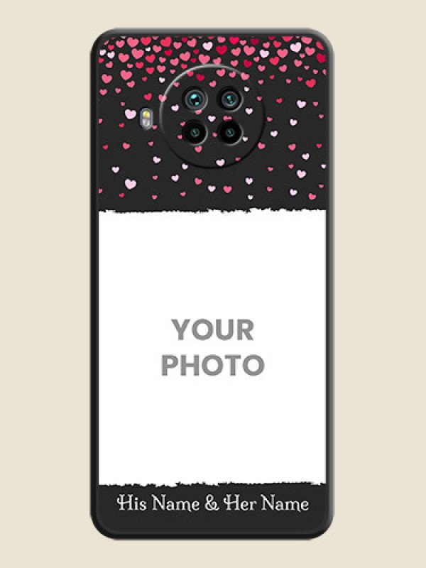 Custom Fall in Love with Your Partner  on Photo on Space Black Soft Matte Phone Cover - Mi 10i 5G - alternate view
