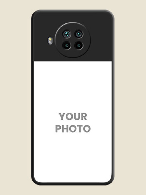 Custom Image Upload With Space Black Color On Custom Soft Matte Mobile Back Cover - Xiaomi Mi 10I 5G - alternate view