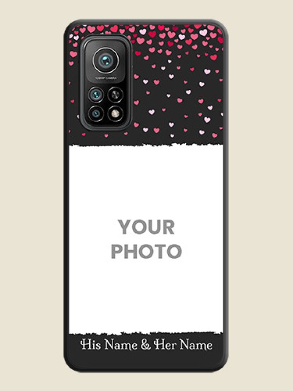 Custom Fall in Love with Your Partner  on Photo on Space Black Soft Matte Phone Cover - Mi 10T Pro - alternate view