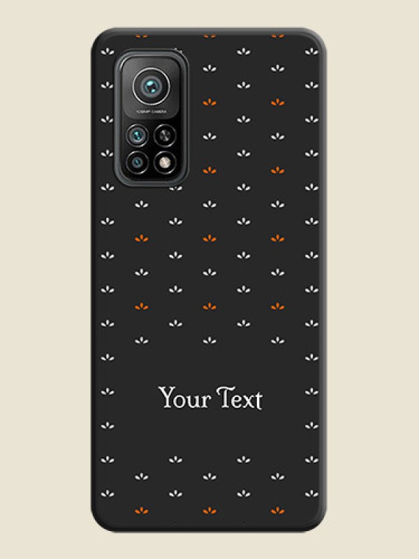 Custom Simple Pattern With Custom Text On Space Black Personalized Soft Matte Phone Covers -Xiaomi Mi 10T Pro - alternate view