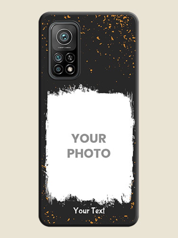 Custom Spray Free Design on Photo on Space Black Soft Matte Phone Cover - Mi 10T - alternate view