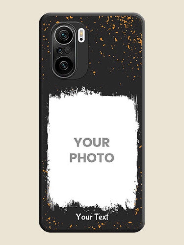 Custom Spray Free Design on Photo on Space Black Soft Matte Phone Cover - Mi 11X - alternate view