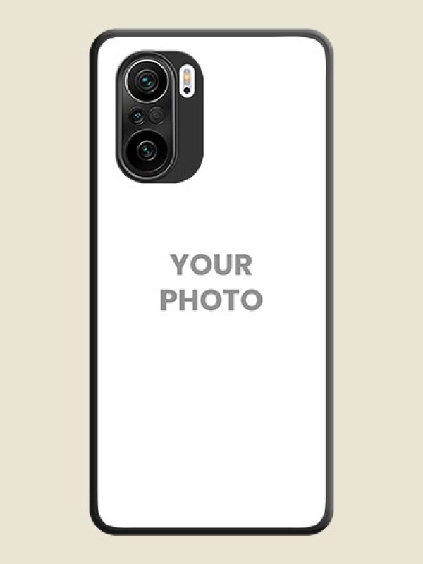 Custom Full Single Pic Upload On Space Black Personalized Soft Matte Phone Covers -Xiaomi Mi 11X 5G - alternate view