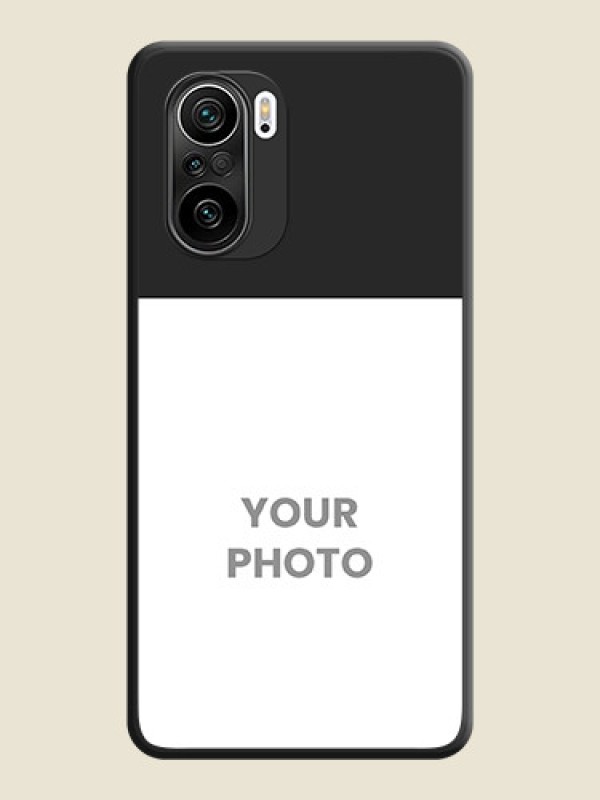 Custom Image Upload With Space Black Color On Custom Soft Matte Mobile Back Cover - Xiaomi Mi 11X 5G - alternate view