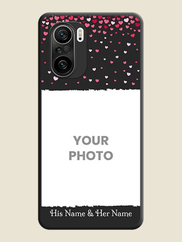 Custom Fall in Love with Your Partner  on Photo on Space Black Soft Matte Phone Cover - Mi 11X Pro - alternate view