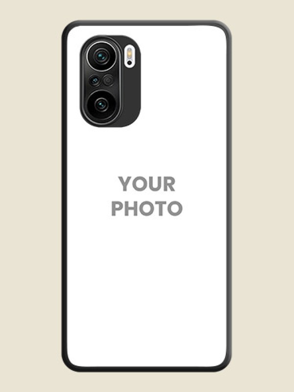 Custom Full Single Pic Upload On Space Black Personalized Soft Matte Phone Covers -Xiaomi Mi 11X Pro 5G - alternate view