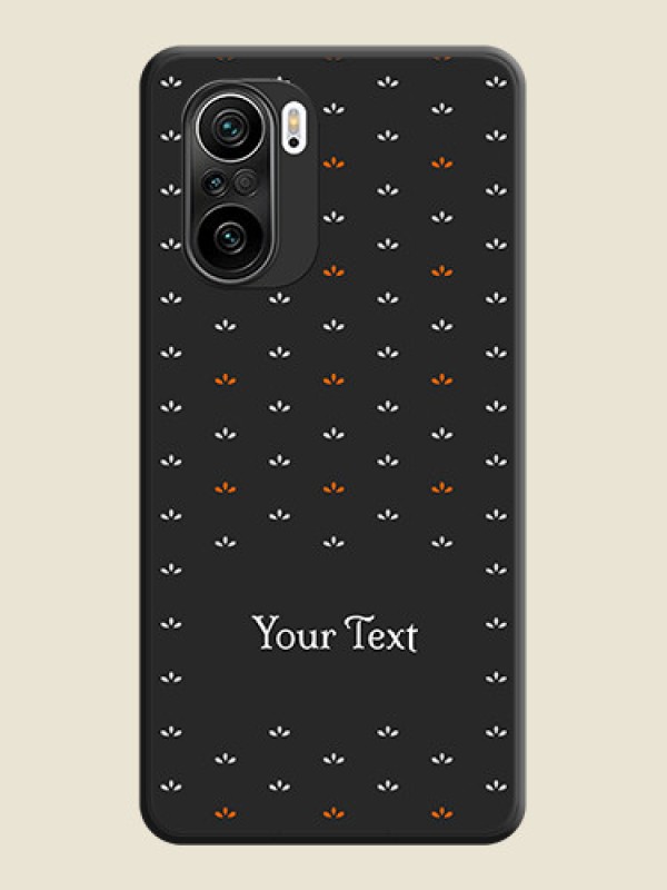 Custom Simple Pattern With Custom Text On Space Black Personalized Soft Matte Phone Covers -Xiaomi Mi 11X Pro 5G - alternate view