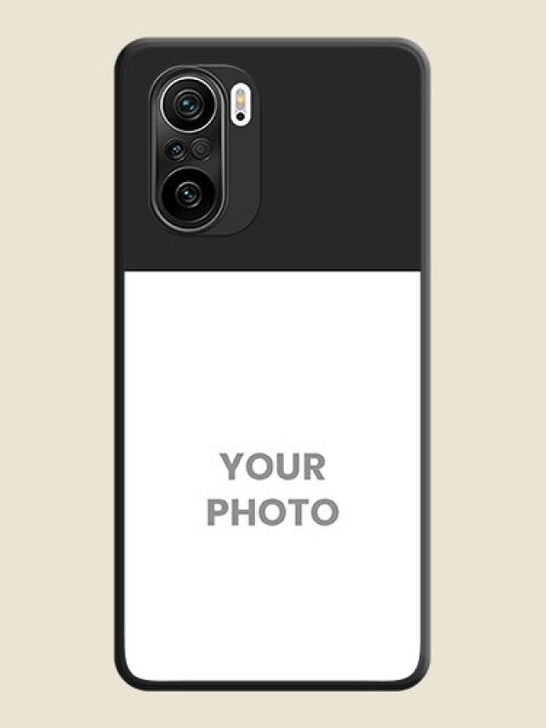 Custom Image Upload With Space Black Color On Custom Soft Matte Mobile Back Cover - Xiaomi Mi 11X Pro 5G - alternate view