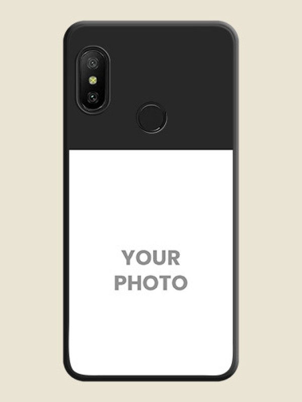 Custom Image Upload With Space Black Color On Custom Soft Matte Mobile Back Cover - Xiaomi Mi A2 Lite - alternate view