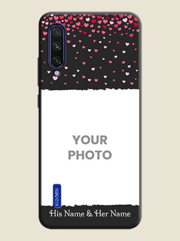 Custom Fall in Love with Your Partner  - Photo on Space Black Soft Matte Phone Cover - Mi A3 - alternate view
