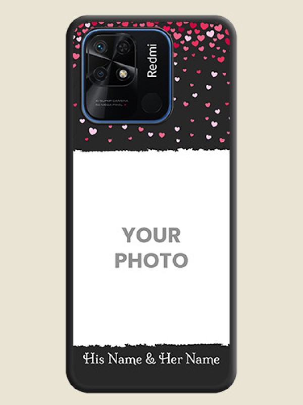 Custom Fall in Love with Your Partner  on Photo on Space Black Soft Matte Phone Cover - Redmi 10 Power - alternate view
