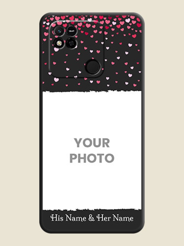 Custom Fall in Love with Your Partner  on Photo on Space Black Soft Matte Phone Cover - Xiaomi Redmi 10A - alternate view