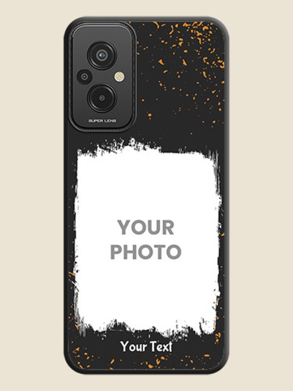 Custom Spray Free Design on Photo on Space Black Soft Matte Phone Cover - Xiaomi Redmi 11 Prime 4G - alternate view