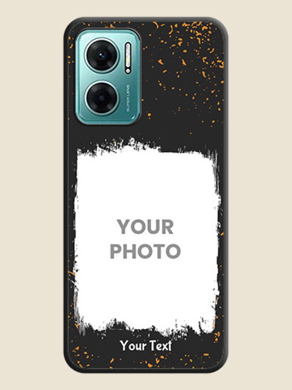 Custom Spray Free Design on Photo on Space Black Soft Matte Phone Cover - Xiaomi Redmi 11 Prime 5G - alternate view