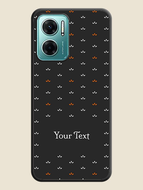 Custom Simple Pattern With Custom Text On Space Black Personalized Soft Matte Phone Covers -Xiaomi Redmi 11 Prime 5G - alternate view