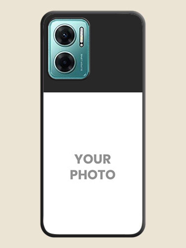 Custom Image Upload With Space Black Color On Custom Soft Matte Mobile Back Cover - Xiaomi Redmi 11 Prime 5G - alternate view