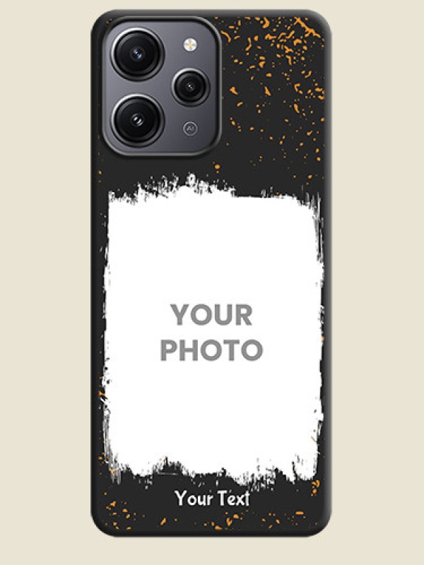 Custom Spray Free Design - Photo on Space Black Soft Matte Phone Cover - Redmi 12 4G - alternate view