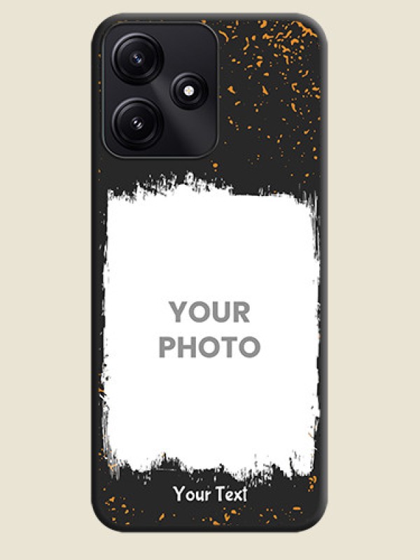 Custom Spray Free Design - Photo on Space Black Soft Matte Phone Cover - Redmi 12 5G - alternate view