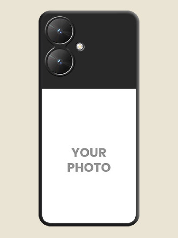 Custom Image Upload With Space Black Color On Custom Soft Matte Mobile Back Cover - Xiaomi Redmi 13C 5G - alternate view