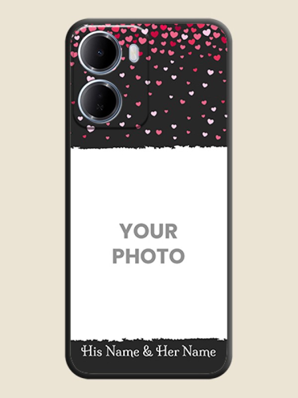 Custom Fall in Love with Your Partner on Photo On Space Black Custom Soft Matte Mobile Back Cover - Xiaomi Redmi 15A 5G - alternate view