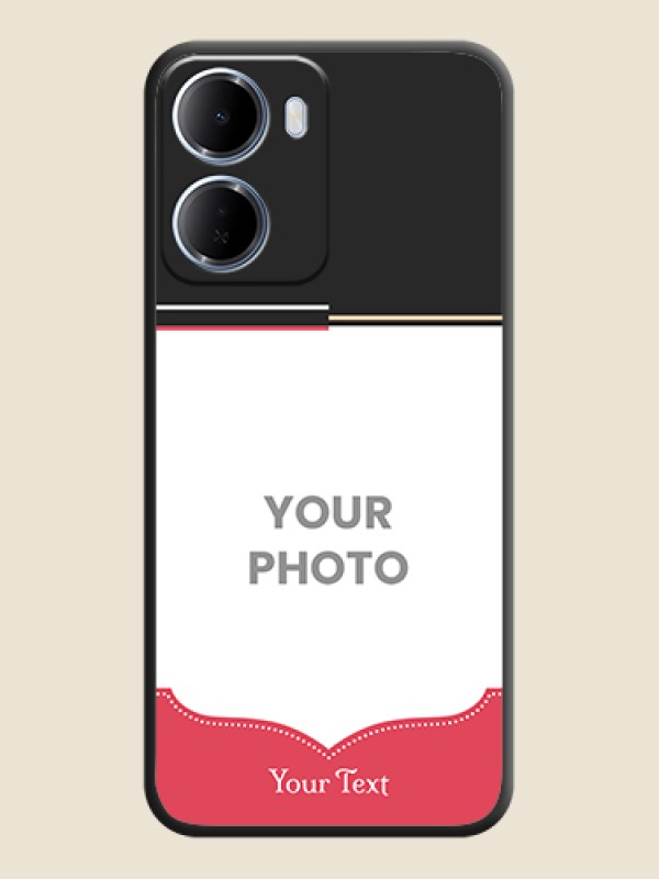 Custom Classic Plain Design with Name On Space Black Custom Soft Matte Mobile Back Cover - Xiaomi Redmi 15A 5G - alternate view