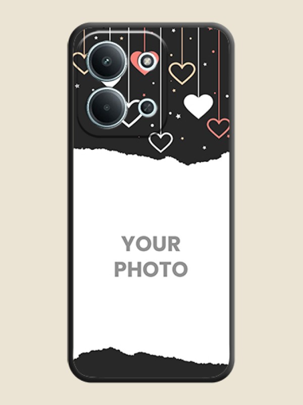Custom Love Hangings with Splash Wave Picture On Space Black Custom Soft Matte Mobile Back Cover - Xiaomi Redmi 15C 5G - alternate view