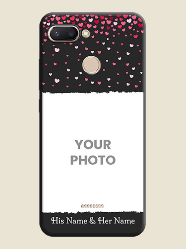Custom Fall in Love with Your Partner  - Photo on Space Black Soft Matte Phone Cover - Redmi 6 - alternate view