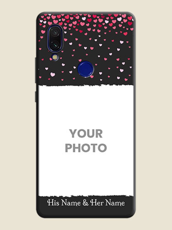 Custom Fall in Love with Your Partner  - Photo on Space Black Soft Matte Phone Cover - Redmi 7 - alternate view