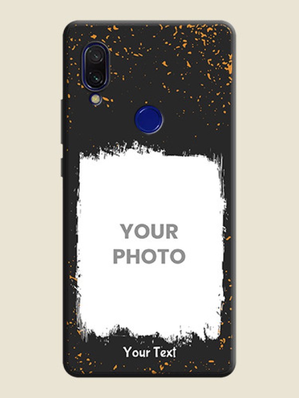 Custom Spray Free Design - Photo on Space Black Soft Matte Phone Cover - Redmi 7 - alternate view