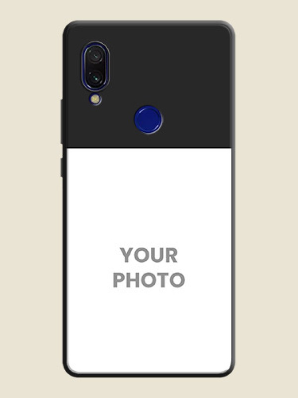 Custom Image Upload With Space Black Color On Custom Soft Matte Mobile Back Cover - Xiaomi Redmi 7 - alternate view