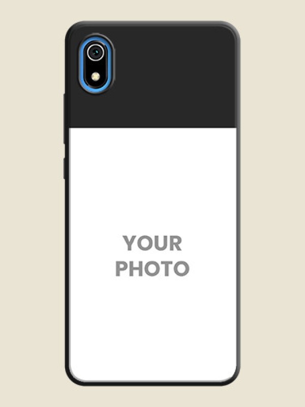 Custom Image Upload With Space Black Color On Custom Soft Matte Mobile Back Cover - Xiaomi Redmi 7A - alternate view