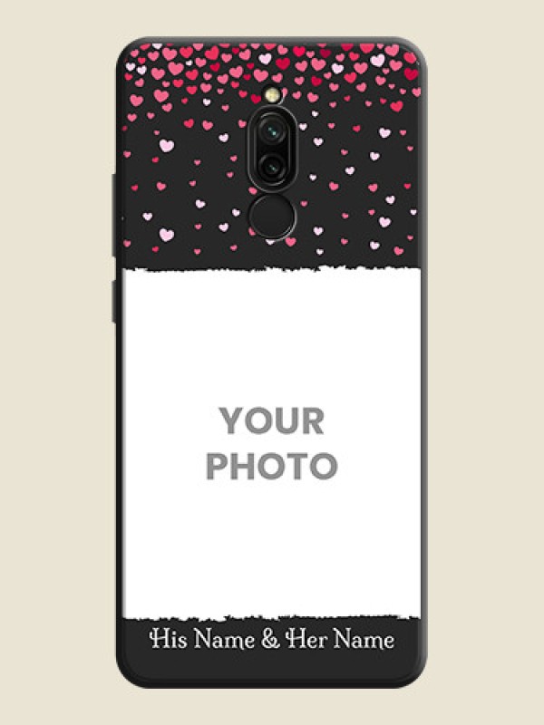 Custom Fall in Love with Your Partner  - Photo on Space Black Soft Matte Phone Cover - Redmi 8 - alternate view