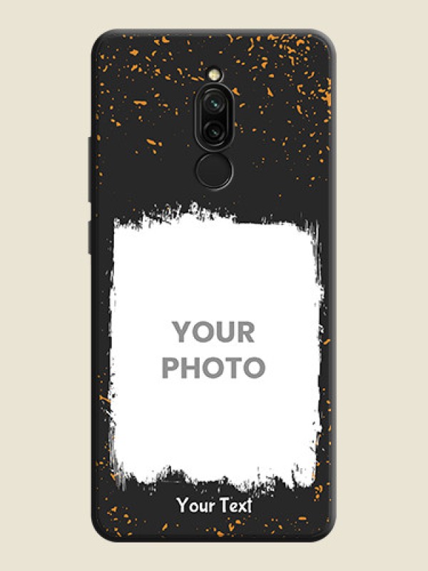 Custom Spray Free Design - Photo on Space Black Soft Matte Phone Cover - Redmi 8 - alternate view