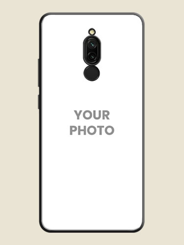 Custom Full Single Pic Upload On Space Black Personalized Soft Matte Phone Covers -Xiaomi Redmi 8 - alternate view