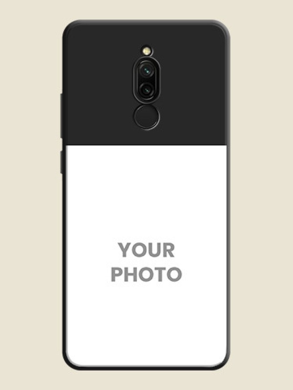 Custom Image Upload With Space Black Color On Custom Soft Matte Mobile Back Cover - Xiaomi Redmi 8 - alternate view