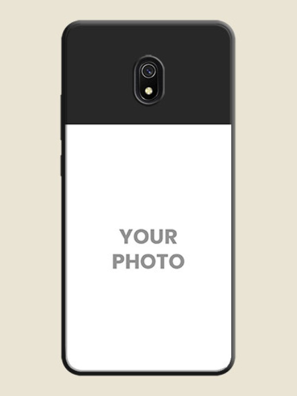 Custom Image Upload With Space Black Color On Custom Soft Matte Mobile Back Cover - Xiaomi Redmi 8A - alternate view