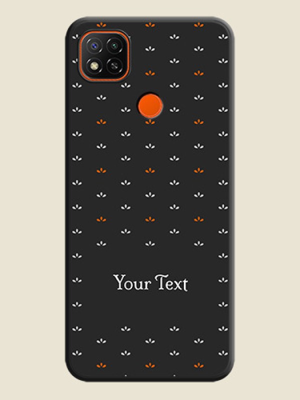Custom Simple Pattern With Custom Text On Space Black Personalized Soft Matte Phone Covers -Xiaomi Redmi 9 Activ - alternate view
