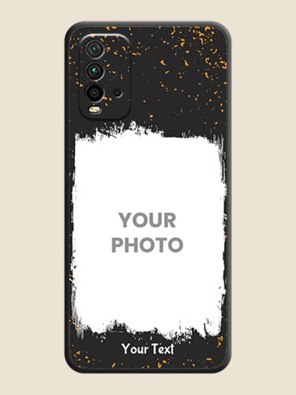 Custom Spray Free Design on Photo on Space Black Soft Matte Phone Cover - Redmi 9 Power - alternate view