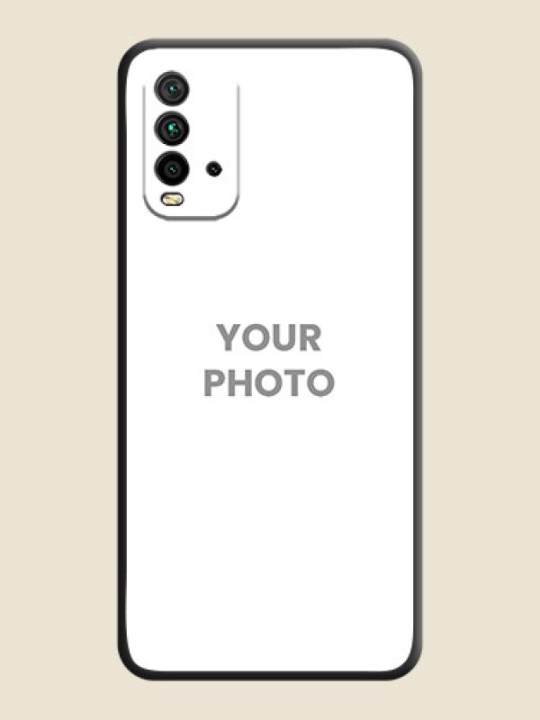 Custom Full Single Pic Upload On Space Black Personalized Soft Matte Phone Covers -Xiaomi Redmi 9 Power - alternate view