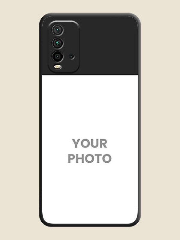 Custom Image Upload With Space Black Color On Custom Soft Matte Mobile Back Cover - Xiaomi Redmi 9 Power - alternate view