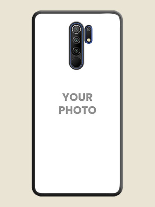 Custom Full Single Pic Upload On Space Black Personalized Soft Matte Phone Covers -Xiaomi Redmi 9 Prime - alternate view