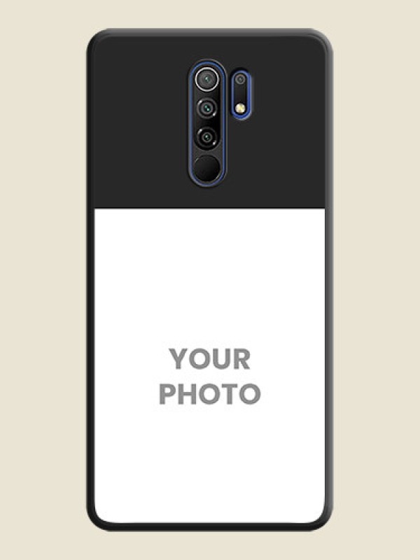 Custom Image Upload With Space Black Color On Custom Soft Matte Mobile Back Cover - Xiaomi Redmi 9 Prime - alternate view