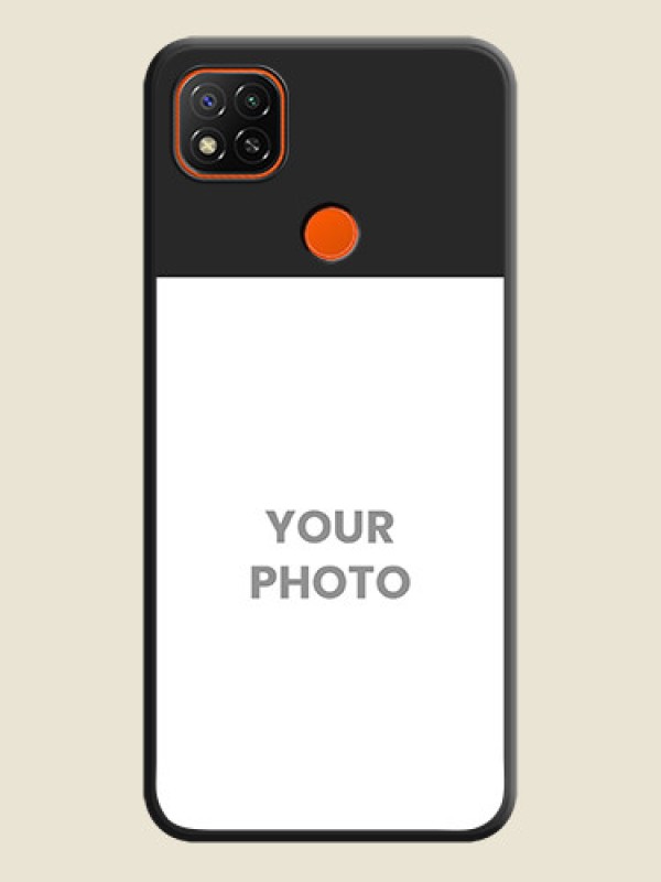 Custom Image Upload With Space Black Color On Custom Soft Matte Mobile Back Cover - Xiaomi Redmi 9 - alternate view