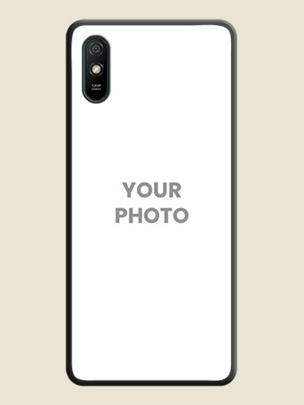 Custom Full Single Pic Upload On Space Black Personalized Soft Matte Phone Covers -Xiaomi Redmi 9A - alternate view