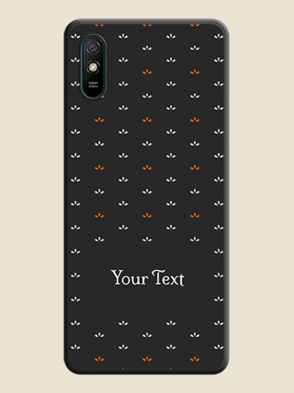 Custom Simple Pattern With Custom Text On Space Black Personalized Soft Matte Phone Covers -Xiaomi Redmi 9A - alternate view