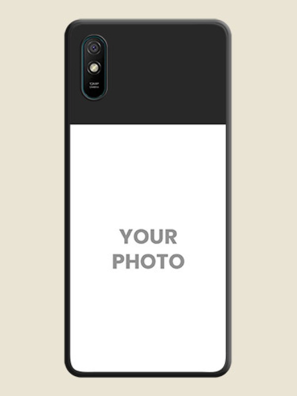 Custom Image Upload With Space Black Color On Custom Soft Matte Mobile Back Cover - Xiaomi Redmi 9A - alternate view