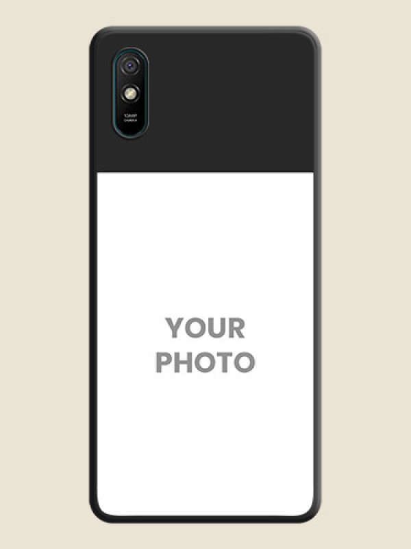 Custom Image Upload With Space Black Color On Custom Soft Matte Mobile Back Cover - Xiaomi Redmi 9I - alternate view