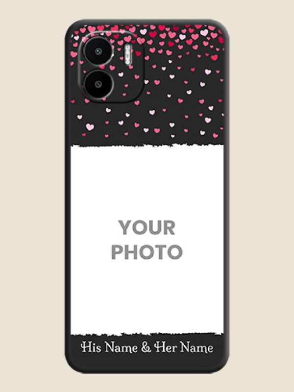 Custom Fall in Love with Your Partner  on Photo on Space Black Soft Matte Phone Cover - Xiaomi Redmi A1 - alternate view