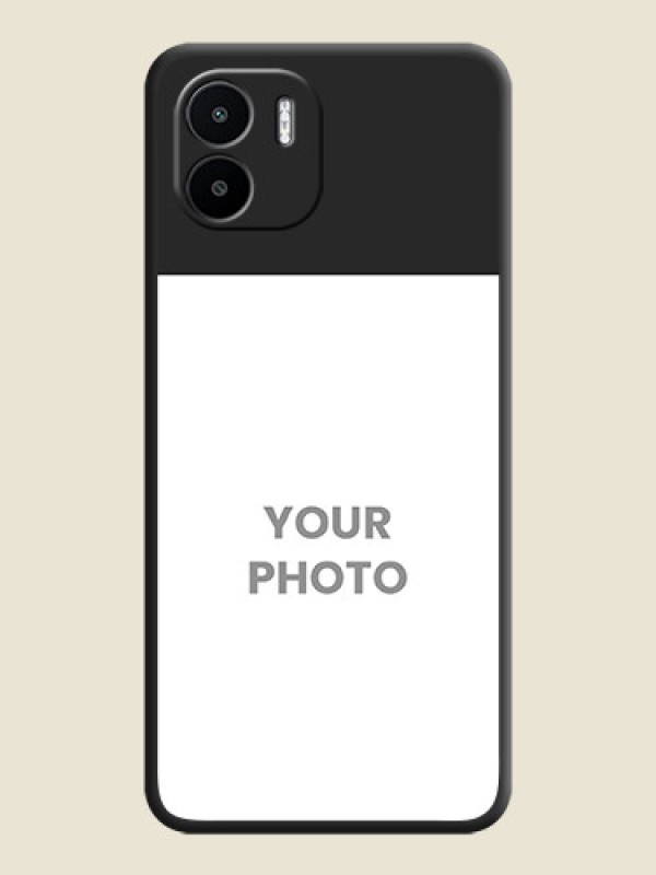 Custom Image Upload With Space Black Color On Custom Soft Matte Mobile Back Cover - Xiaomi Redmi A1 - alternate view